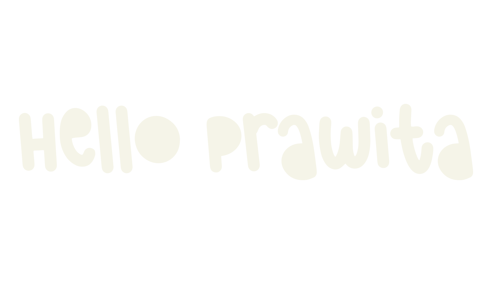 Hello Prawita, cursive font preview