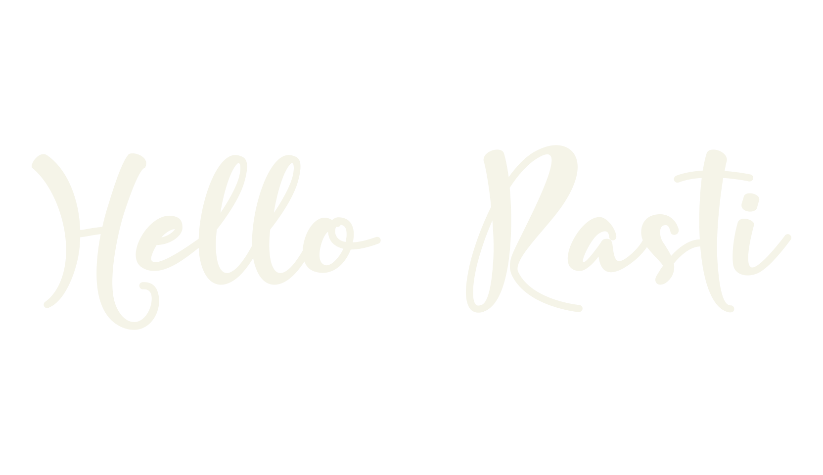 Hello Rasti, calligraphy font preview