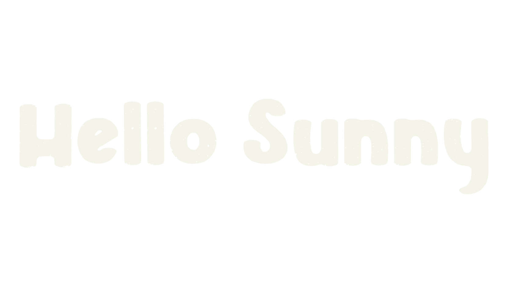 Hello Sunny, fashion script font preview