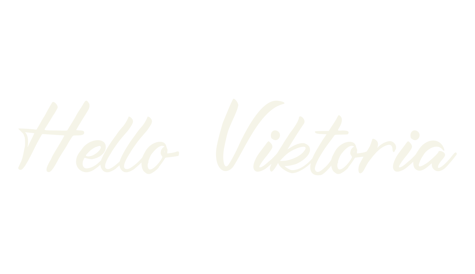 Hello Viktoria, hand lettering font preview