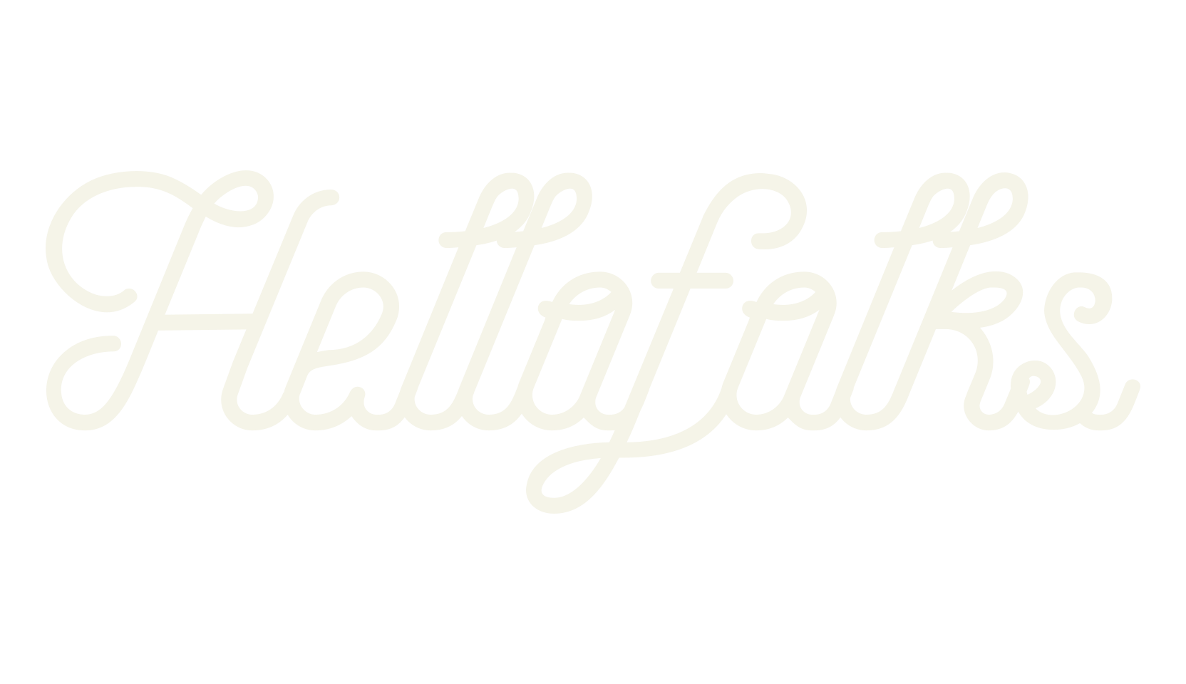 Hellofolks, cursive font preview