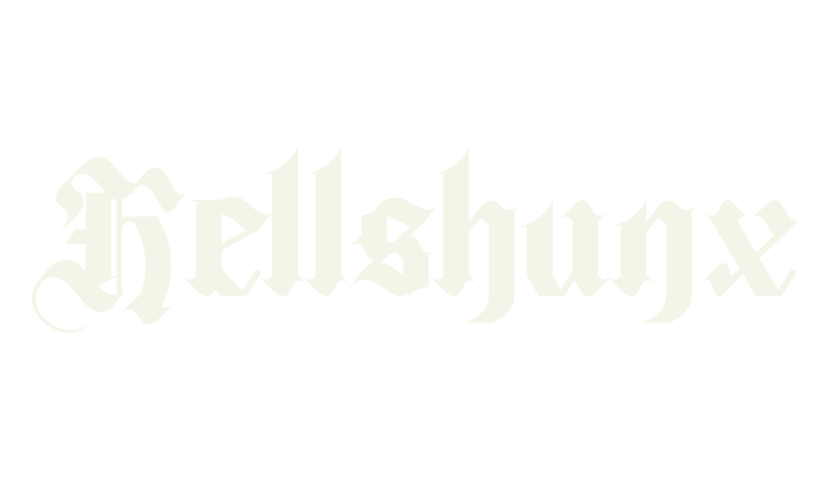 Hellshunx, old english font preview