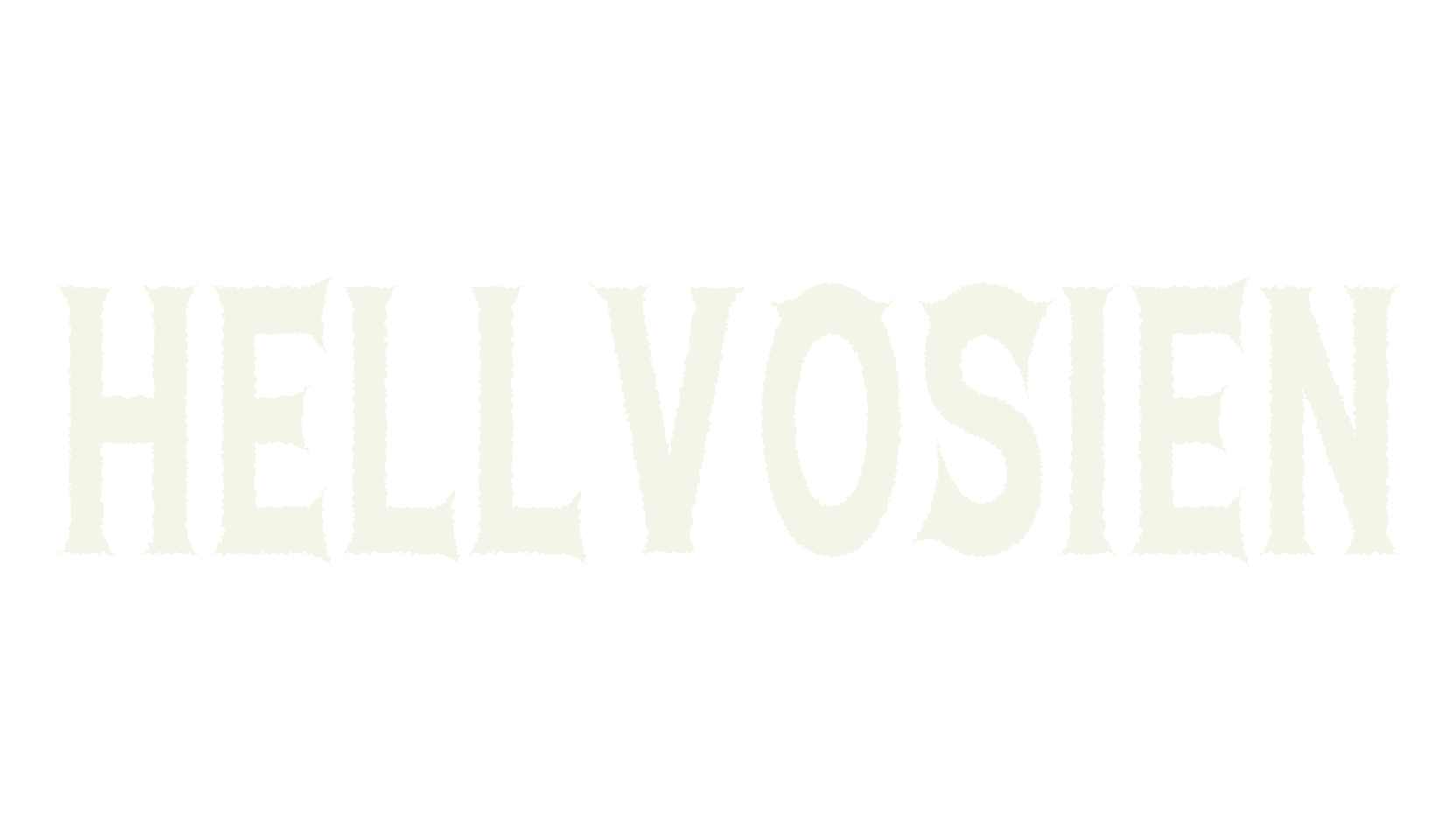 HELLVOSIEN, horror font preview