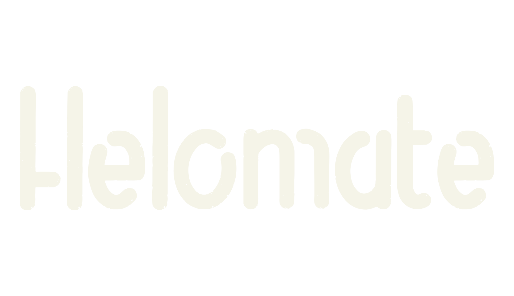 Helomate, handwritten font preview