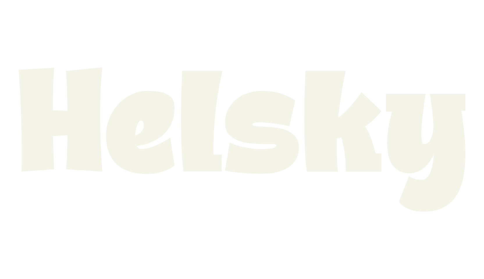 Helsky, bold font preview