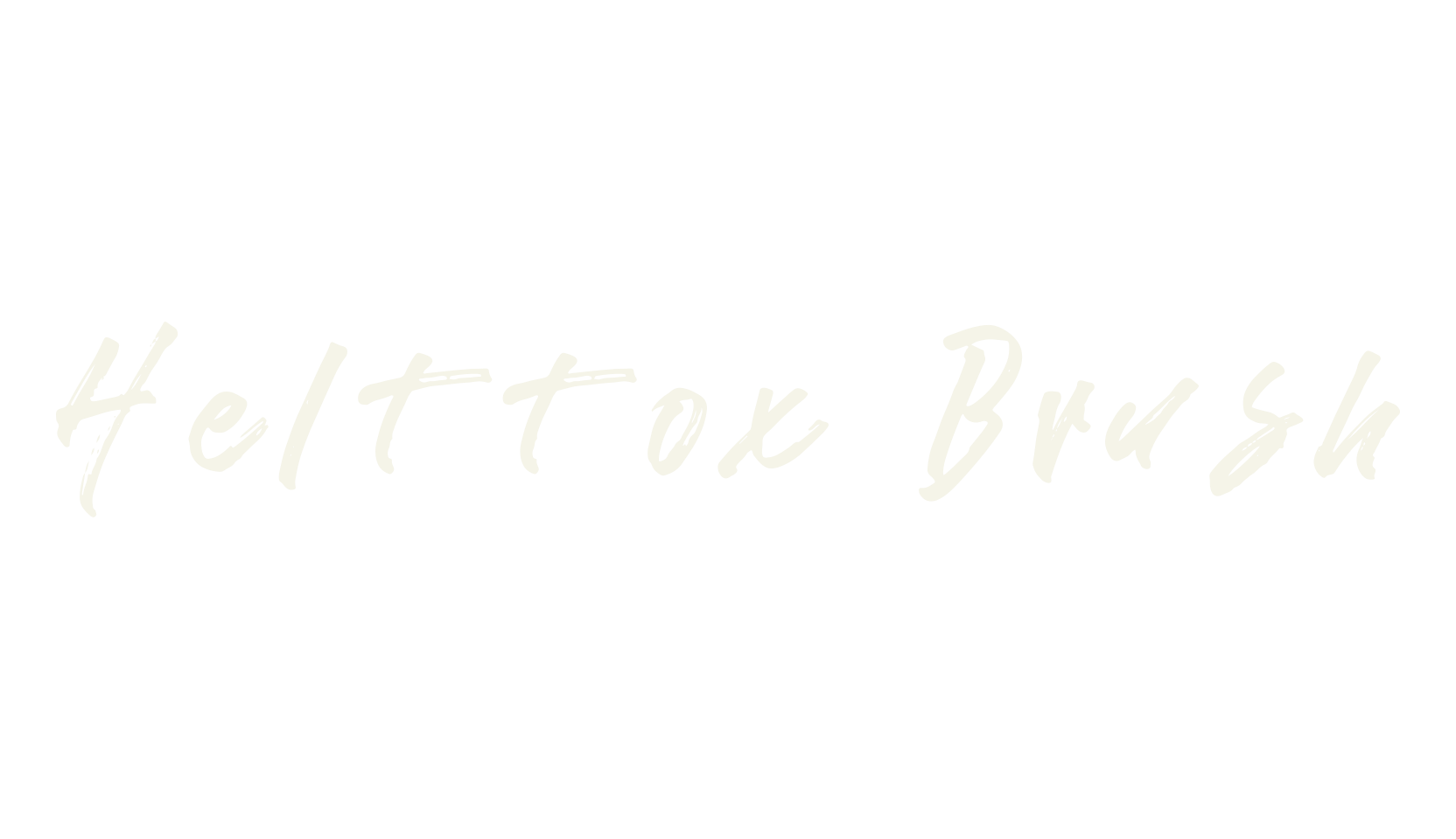 Helttox Brush, music font preview