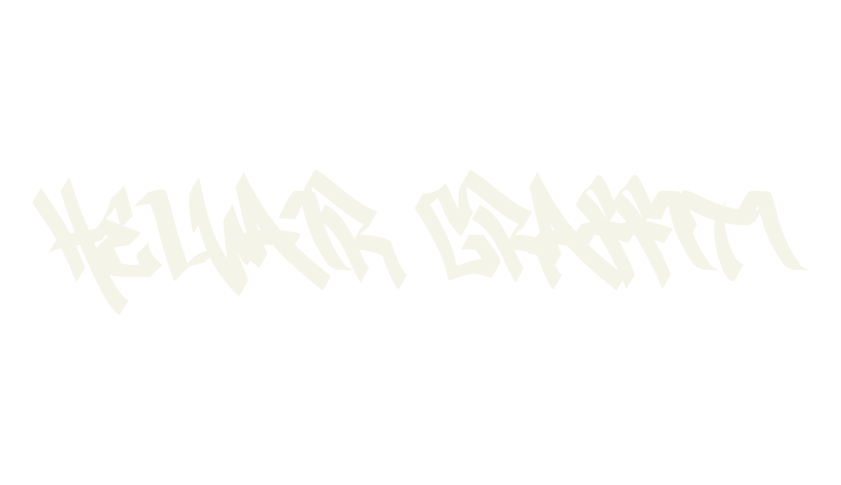 Helvair Graffiti, graffiti font preview