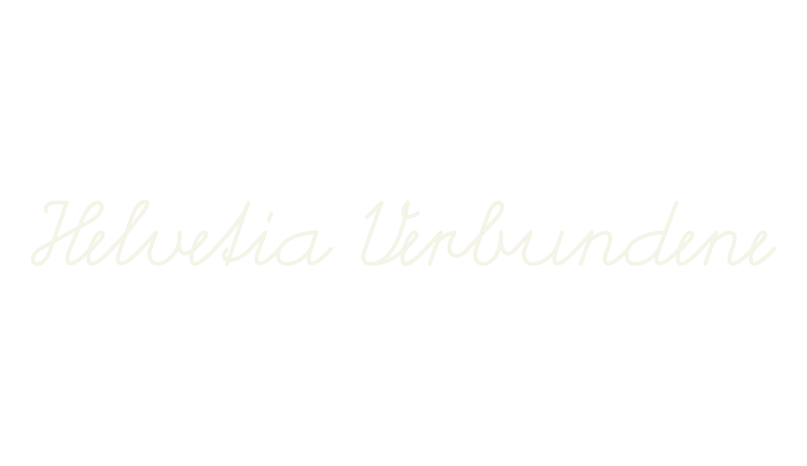 Helvetia Verbundene, cursive font preview