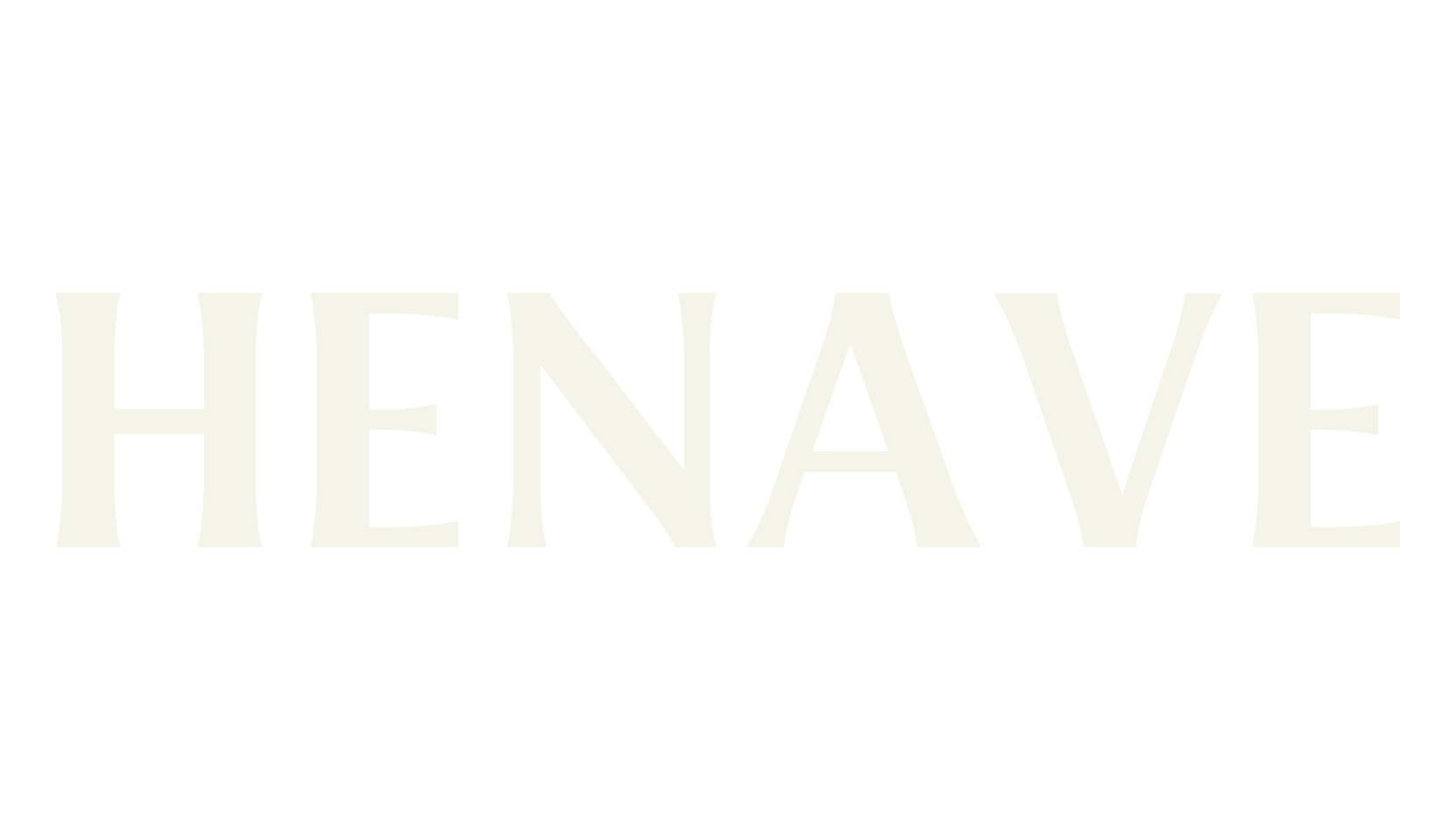 HENAVE, serif font preview