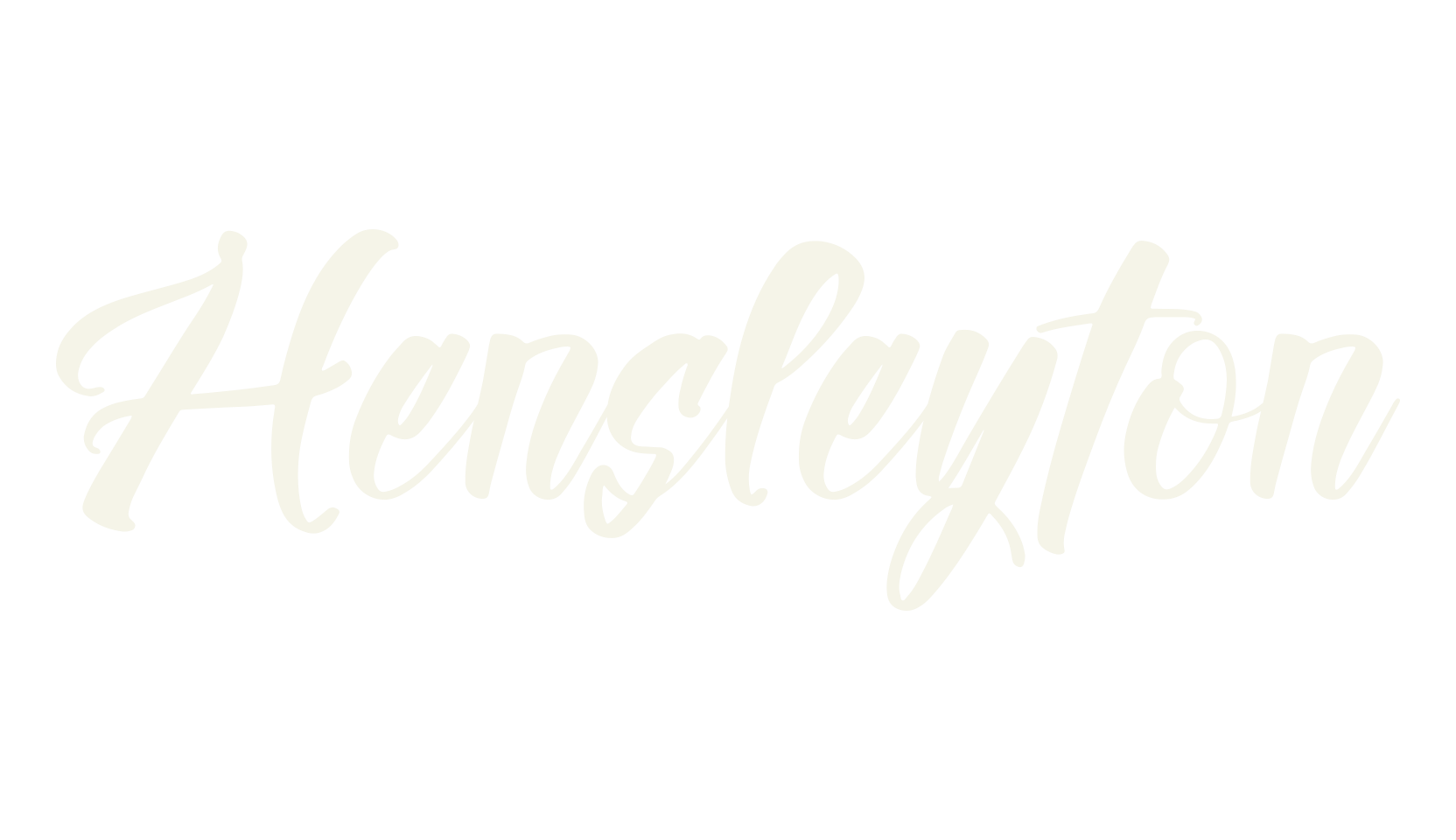 Hensleyton, script font preview