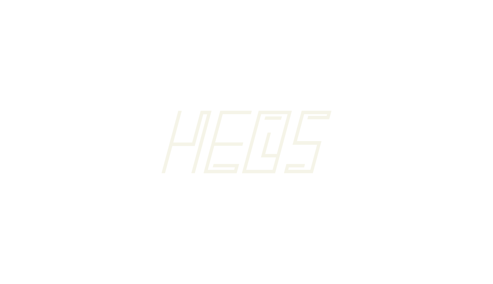 Heos, bizarre font preview