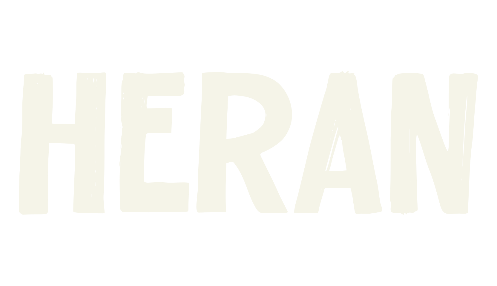 Heran, poster font preview