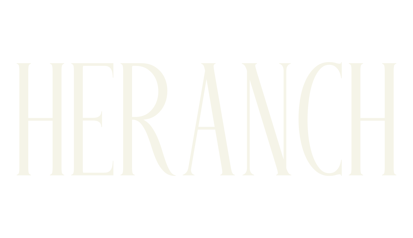HERANCH, serif font preview