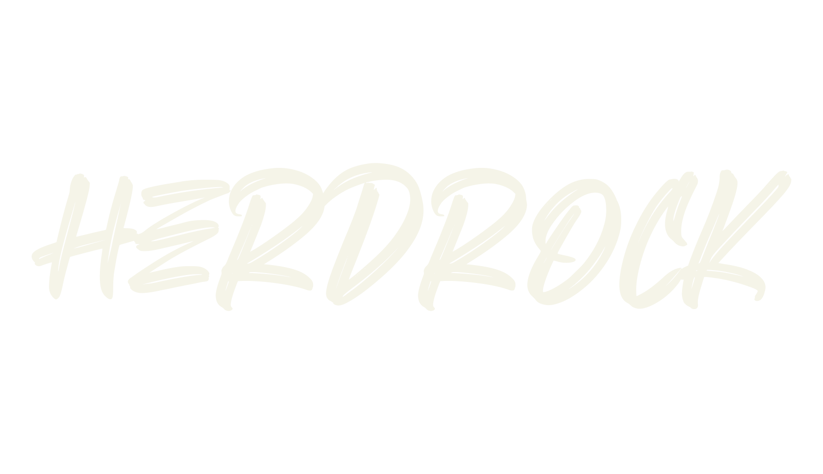 Herdrock, handwritten font preview