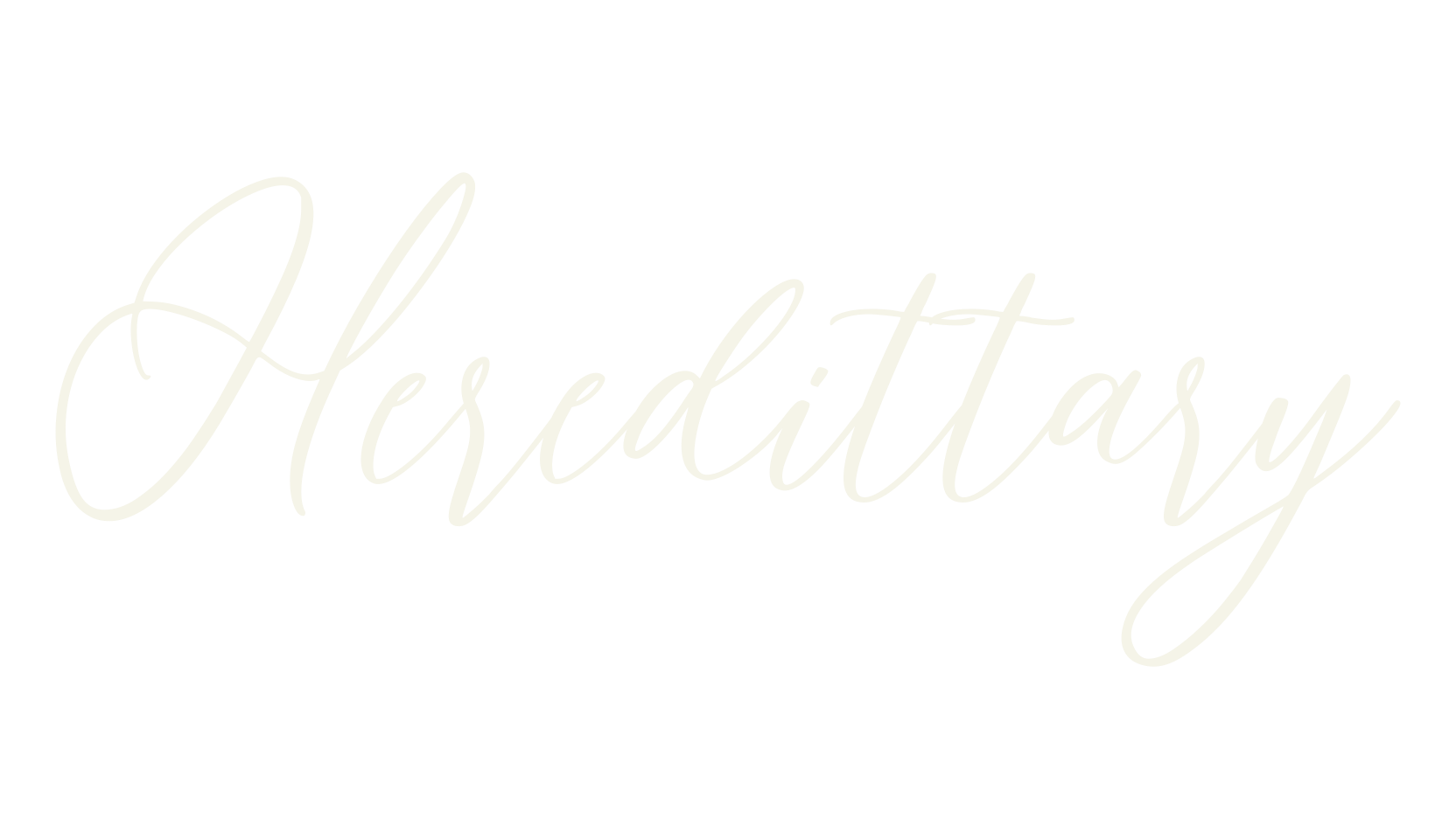 Heredittary, fashion sign font preview