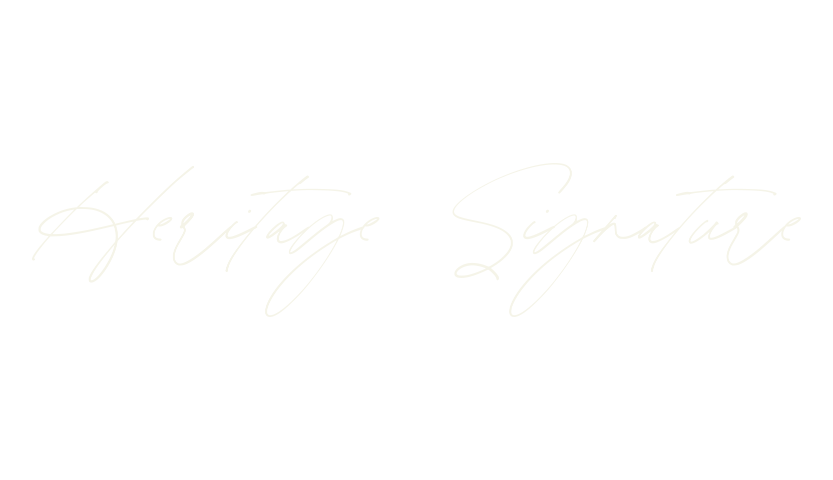 Heritage Signature, calligraphy font preview
