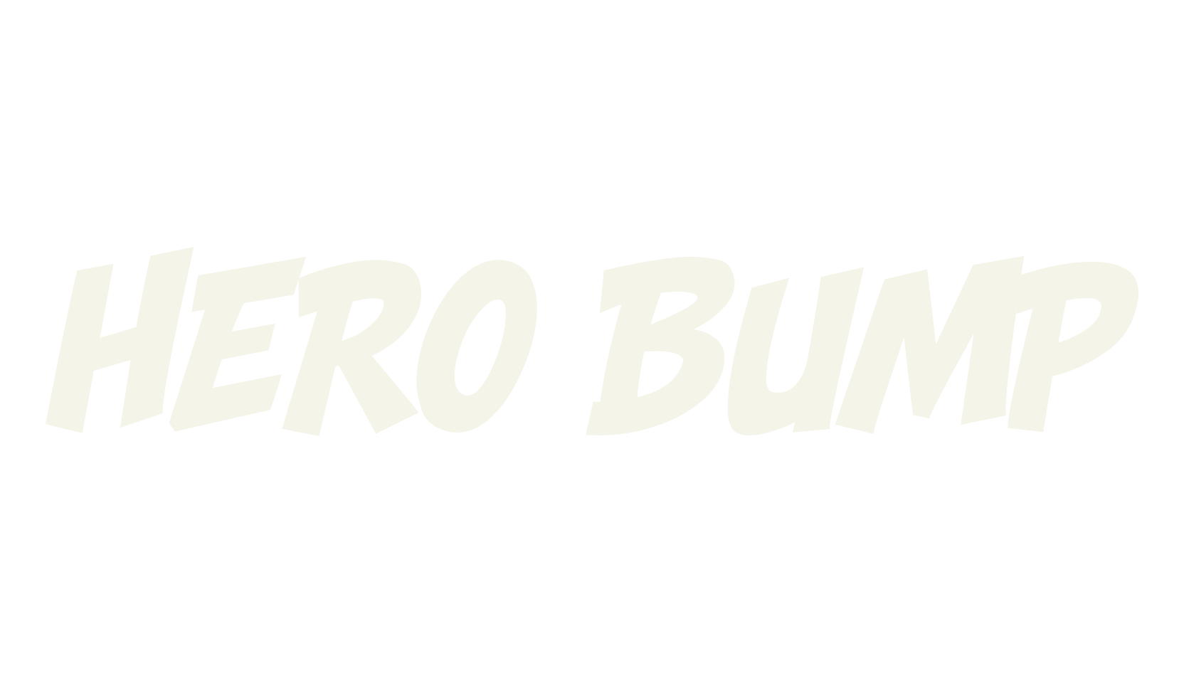 Hero Bump, comic book font preview