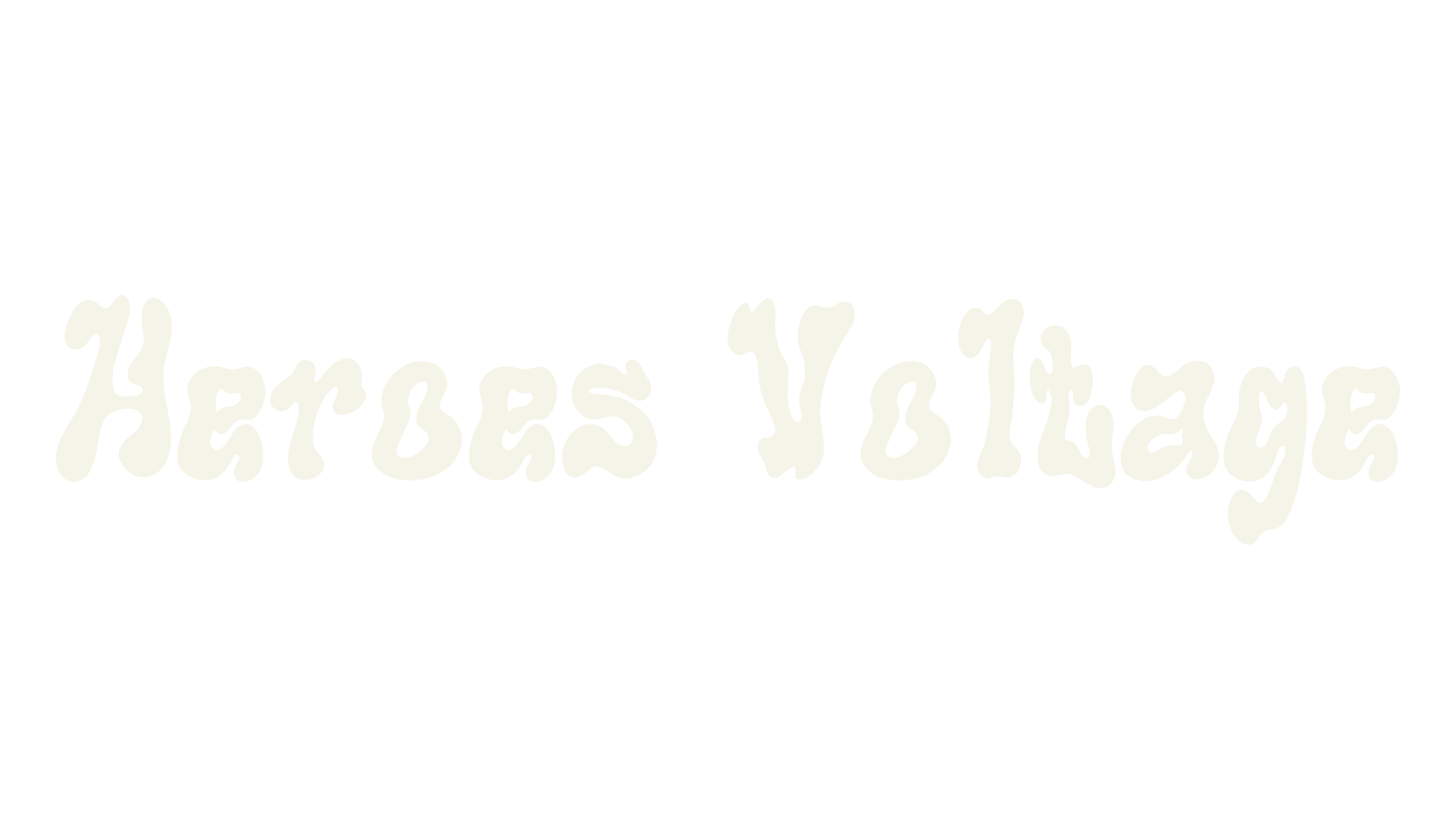 Heroes Voltage, serif font preview