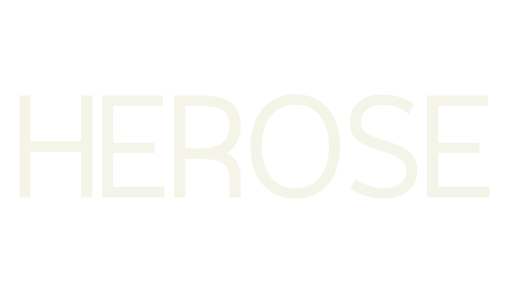 Herose, sans serif font preview