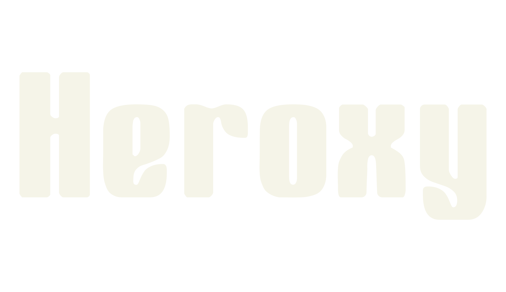 Heroxy, stencil font preview