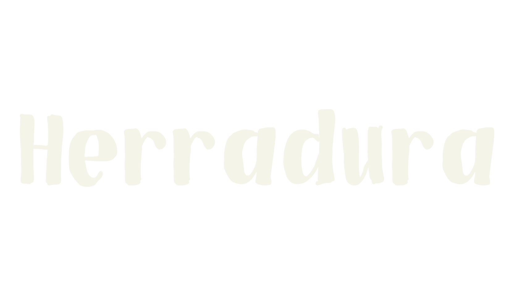 Herradura, sketch font preview