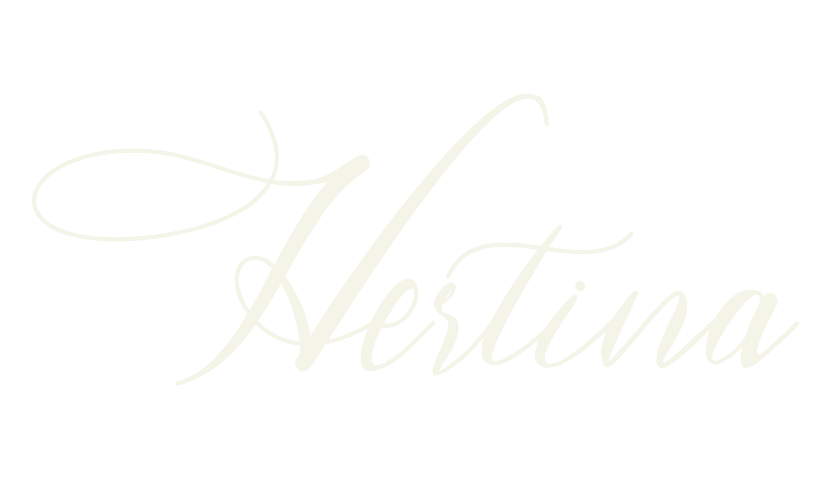 Hertina, wedding font preview