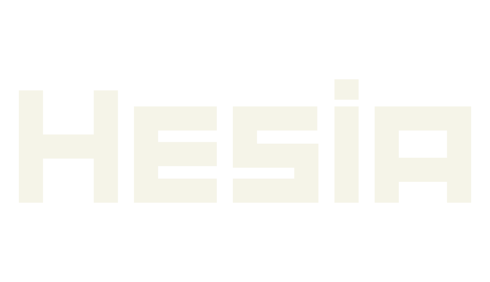 Hesia, space font preview