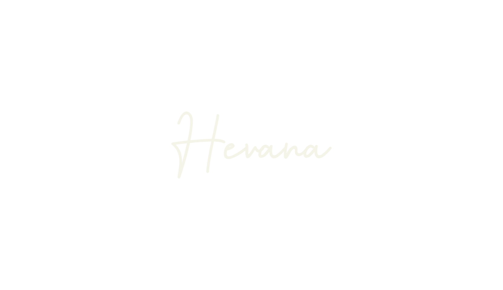 Hevana, handwriting font preview