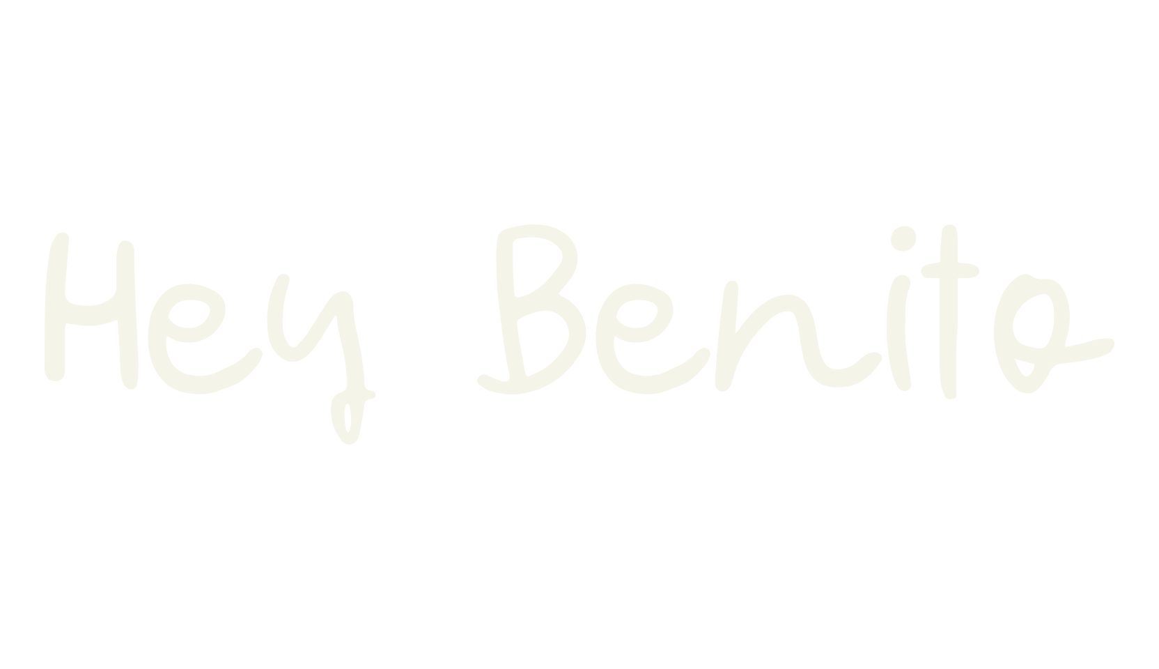 Hey Benito, handwriting font preview