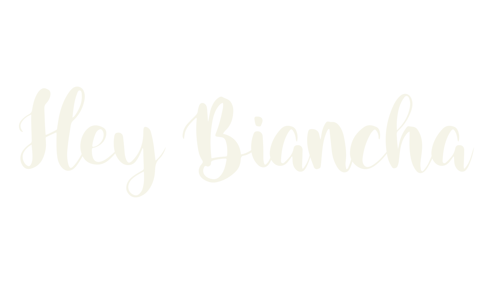Hey Biancha, fashion script font preview