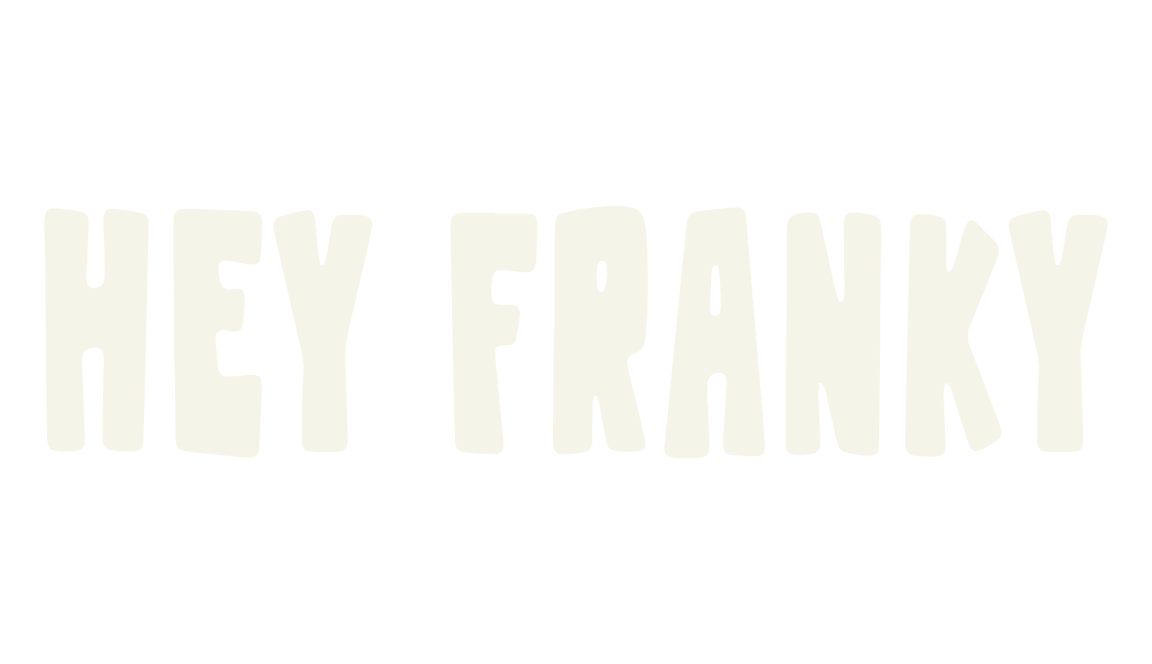 Hey Franky, funky font preview