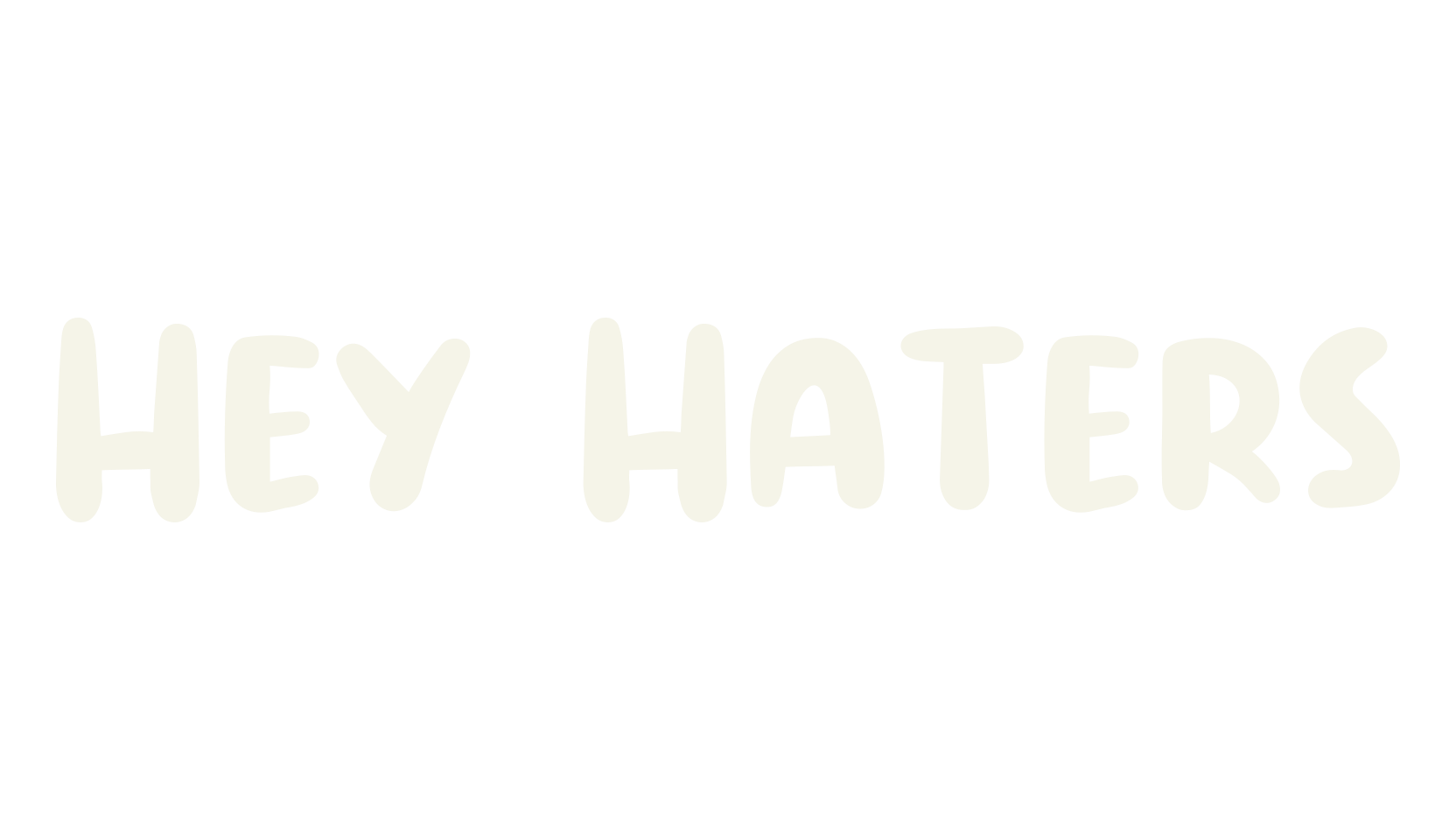 Hey Haters, display market font preview