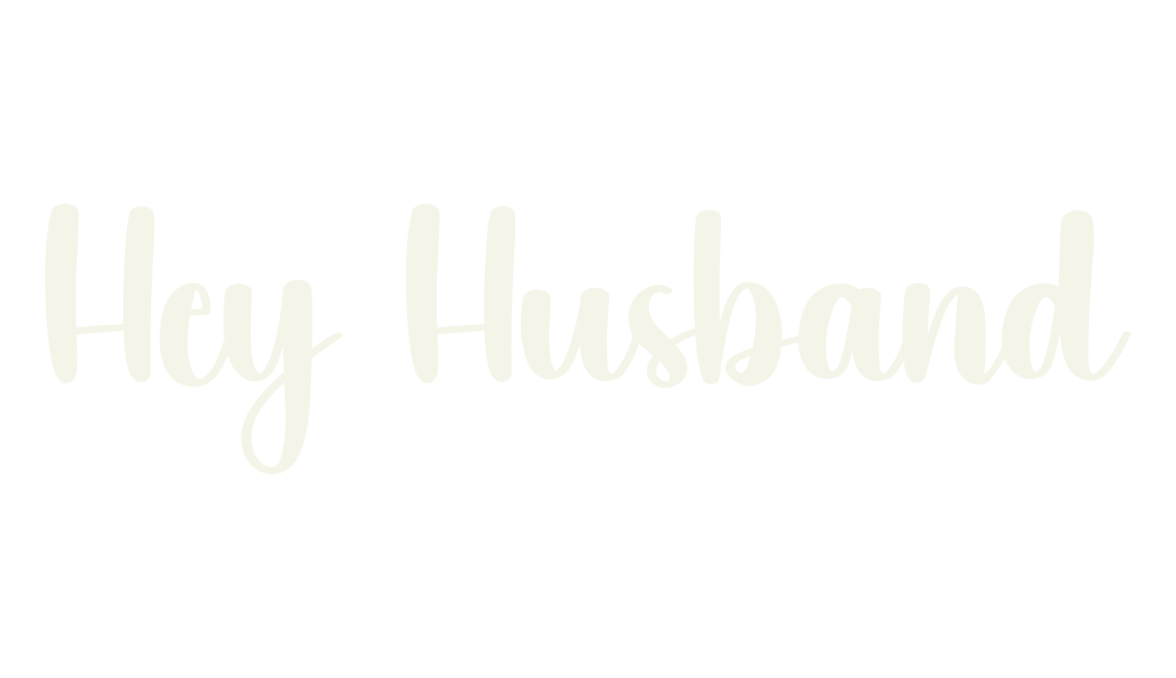 Hey Husband, fashion script font preview
