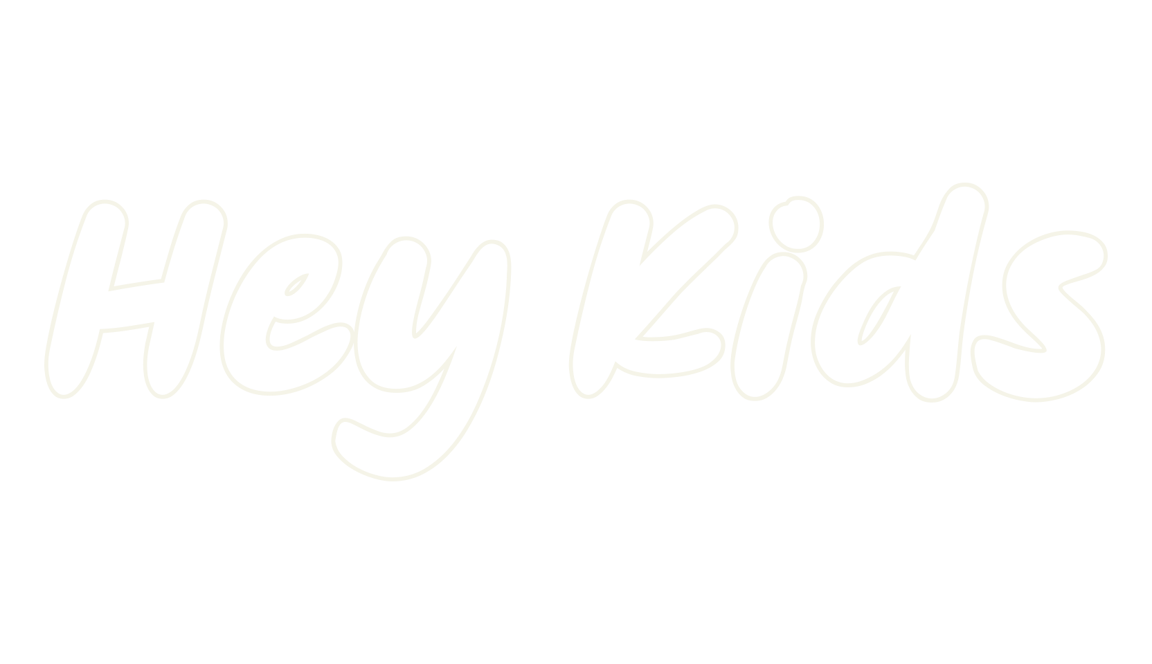 Hey Kids, children font preview