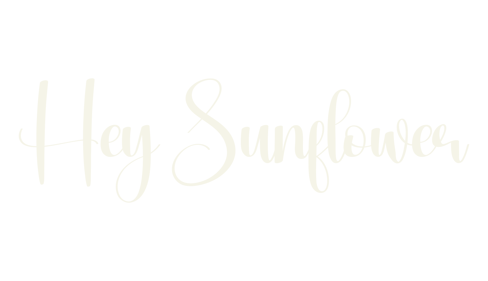 Hey Sunflower, calligraphy font preview