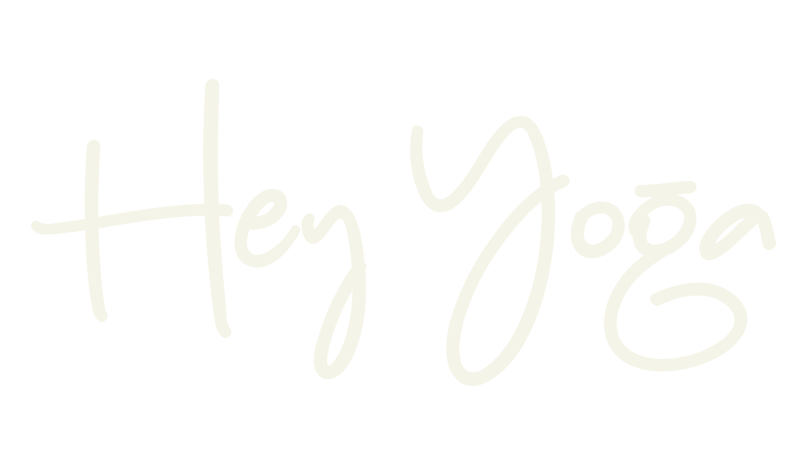 Hey Yoga, calligraphy font preview