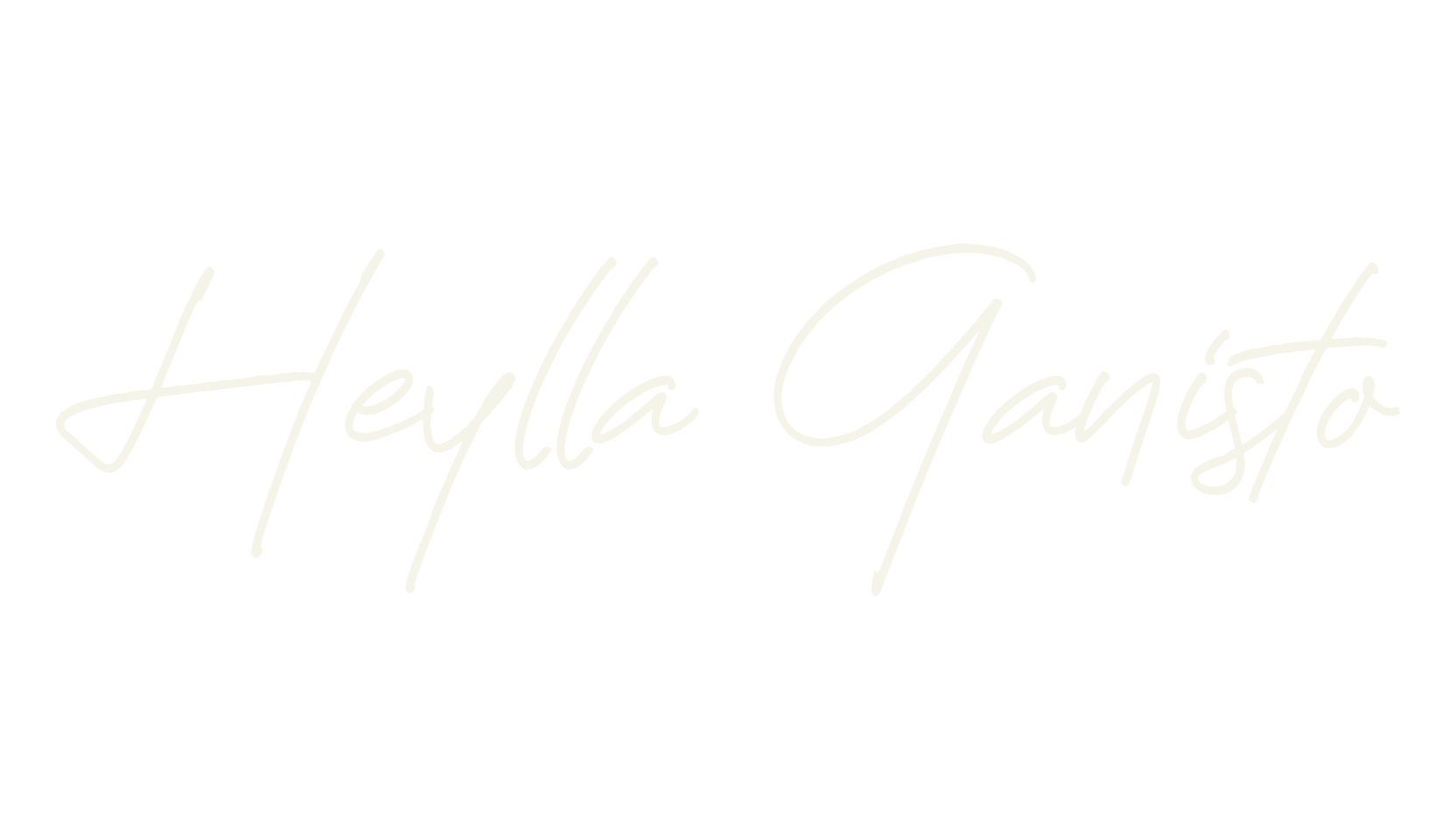 Heylla Ganisto, script font preview