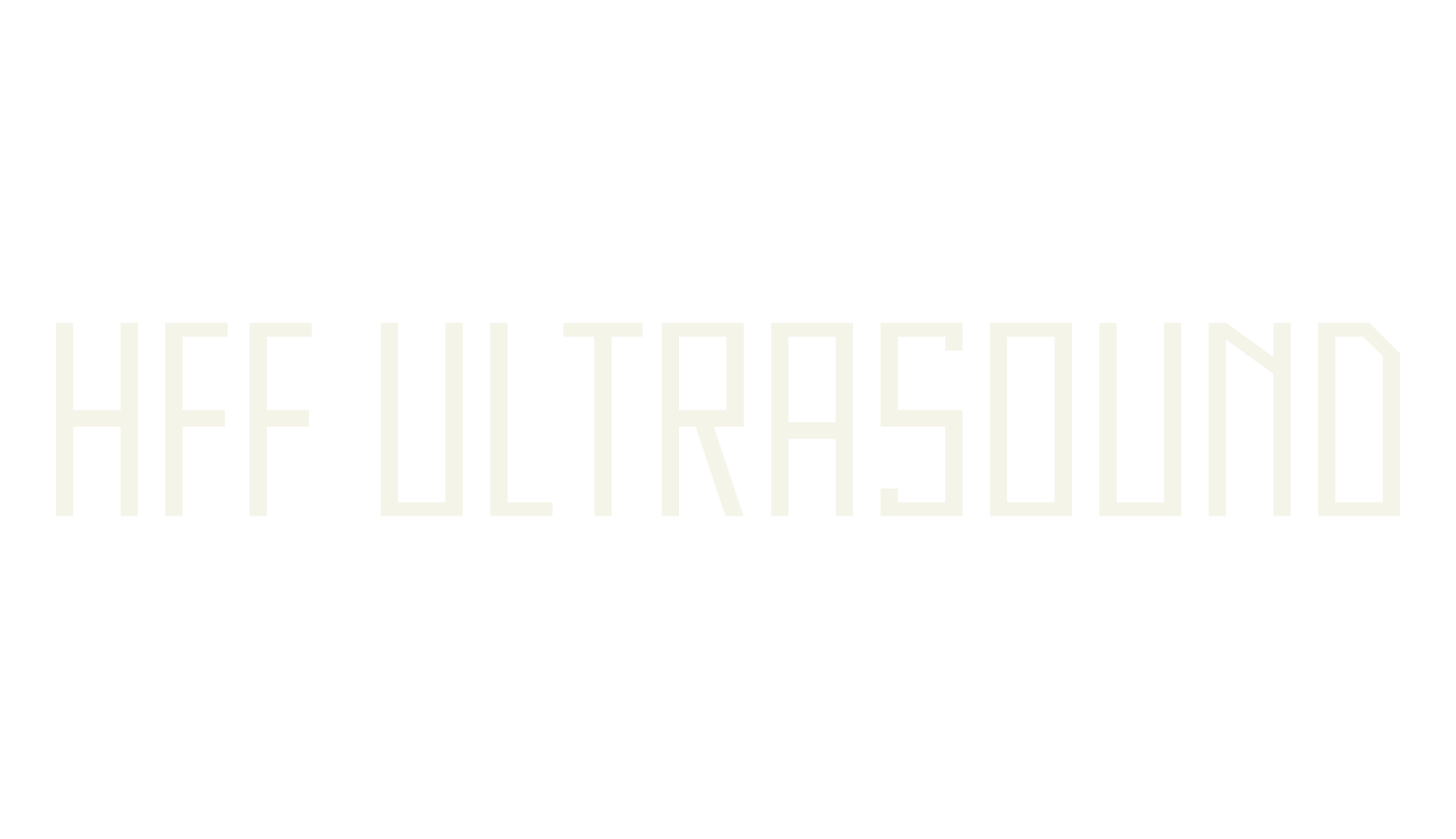 HFF Ultrasound, sports font preview