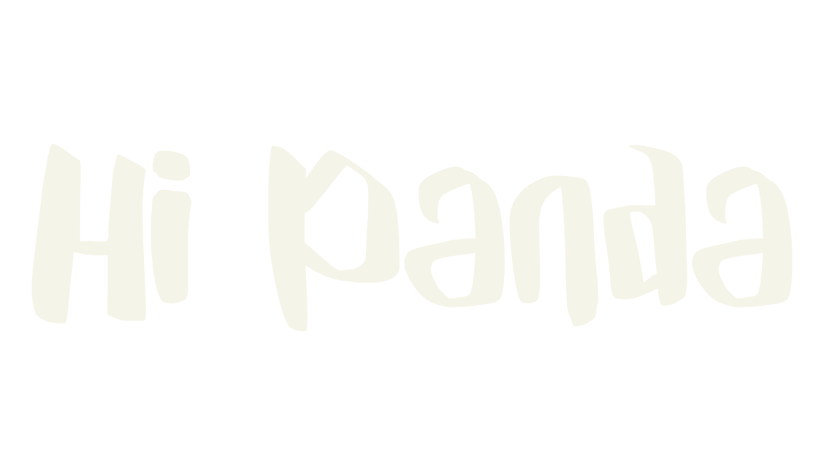 Hi Panda, children font preview