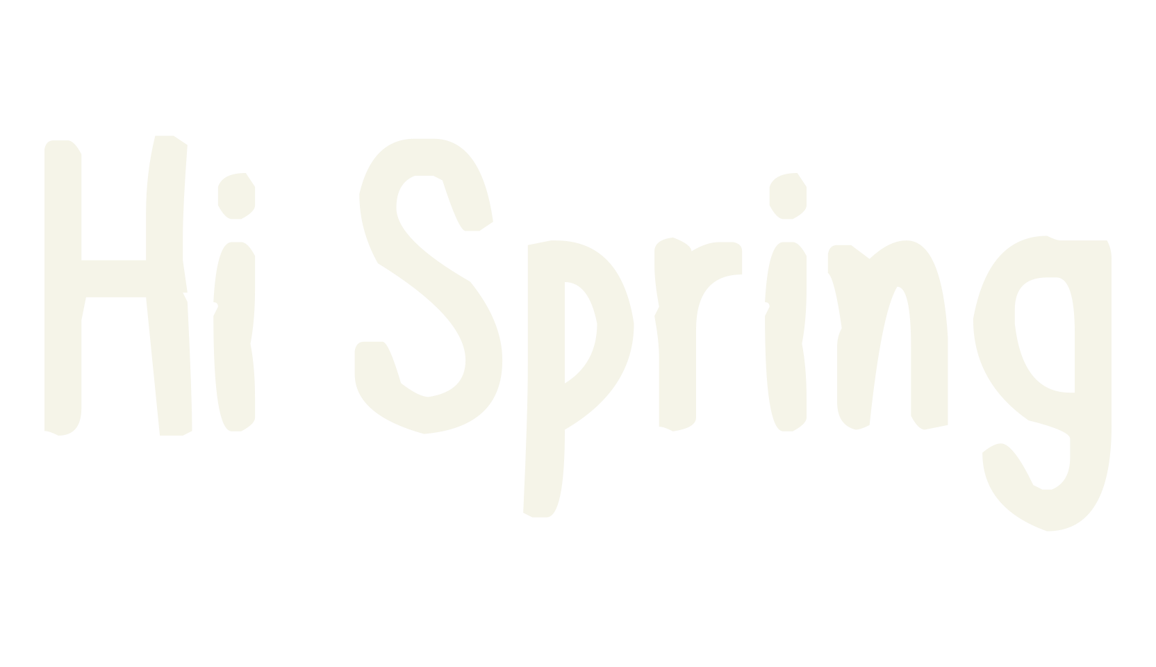 Hi Spring, fancy font preview