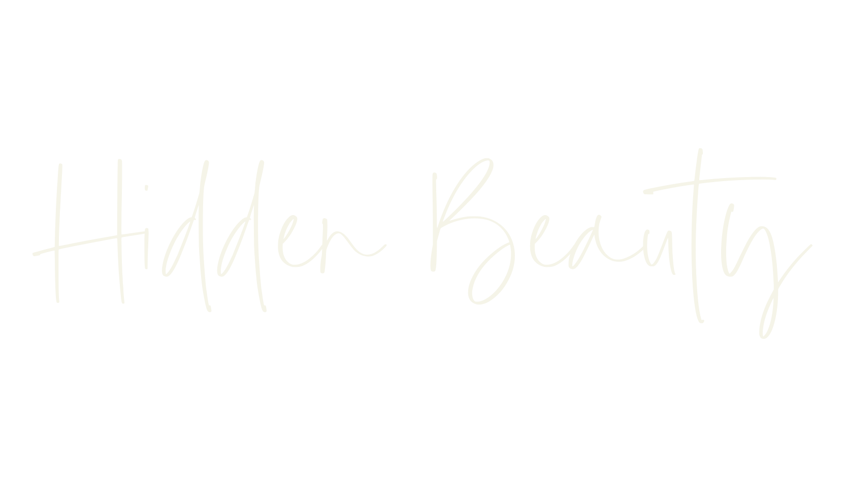 Hidden Beauty, calligraphy font preview