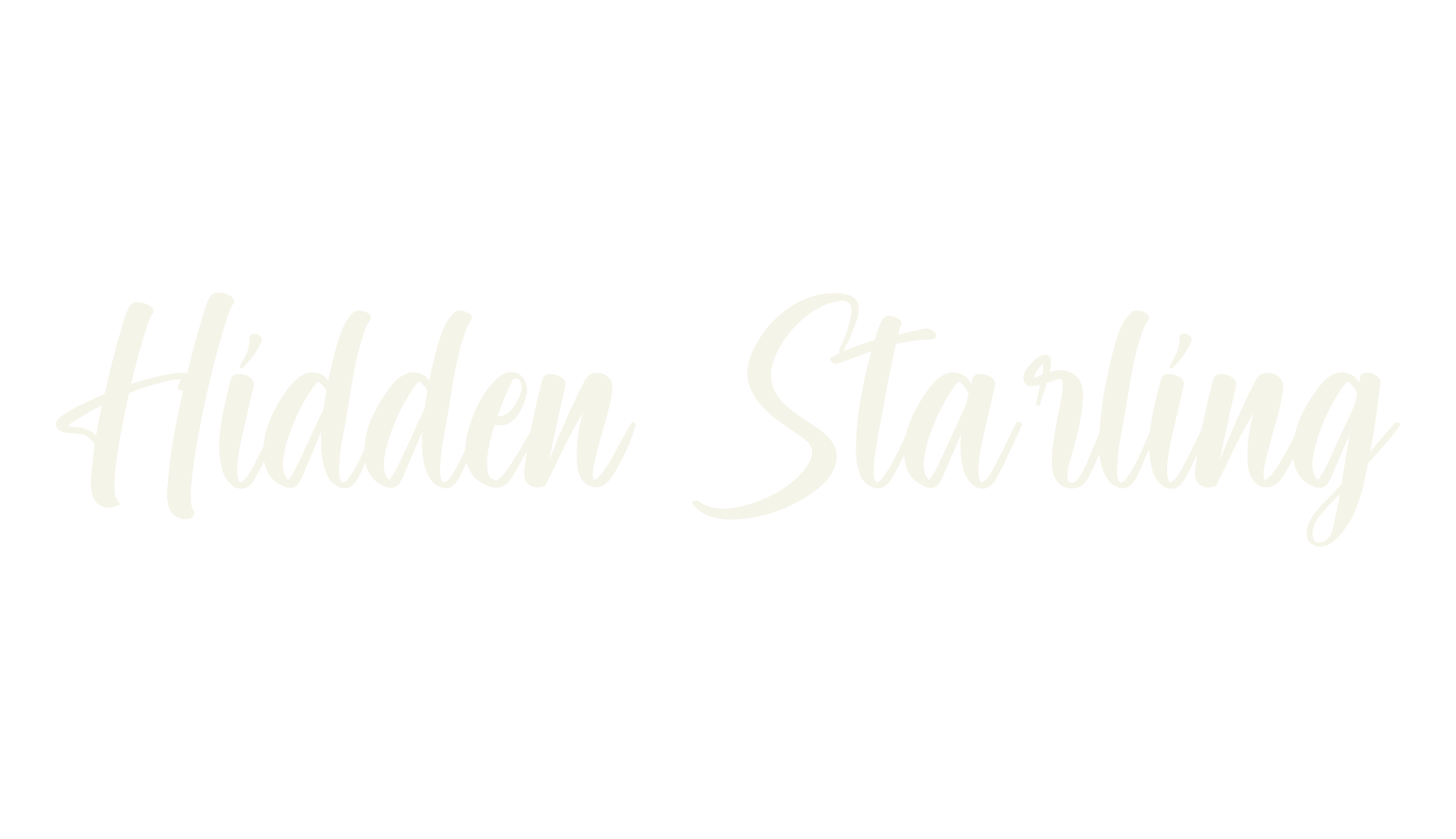 Hidden Starling, fancy font preview