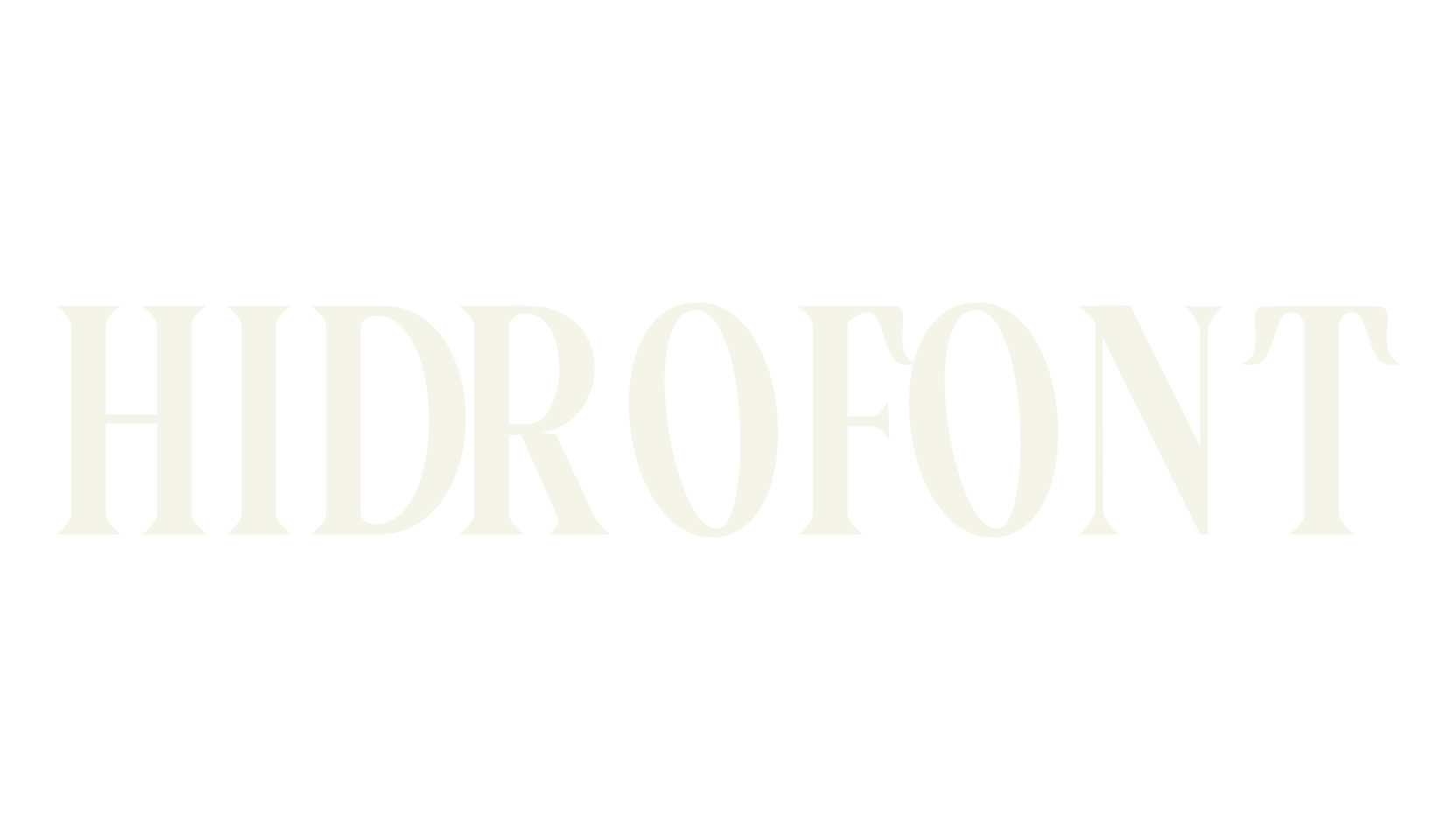 HIDROFONT, display market font preview