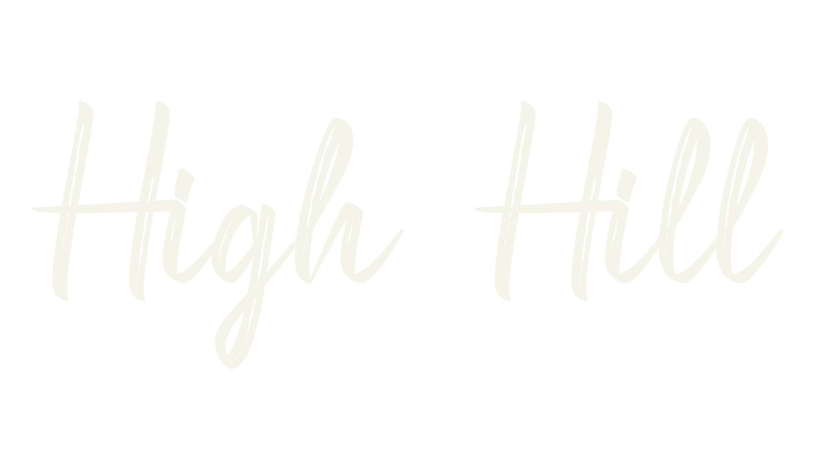 High Hill, sports font preview