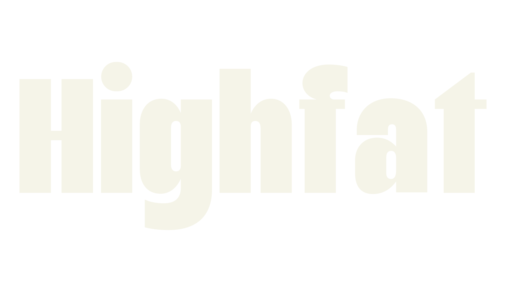 Highfat, bold font preview