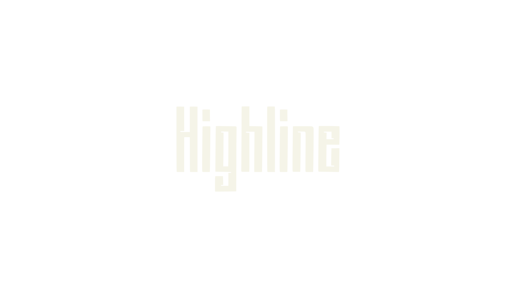 Highline, condensed font preview