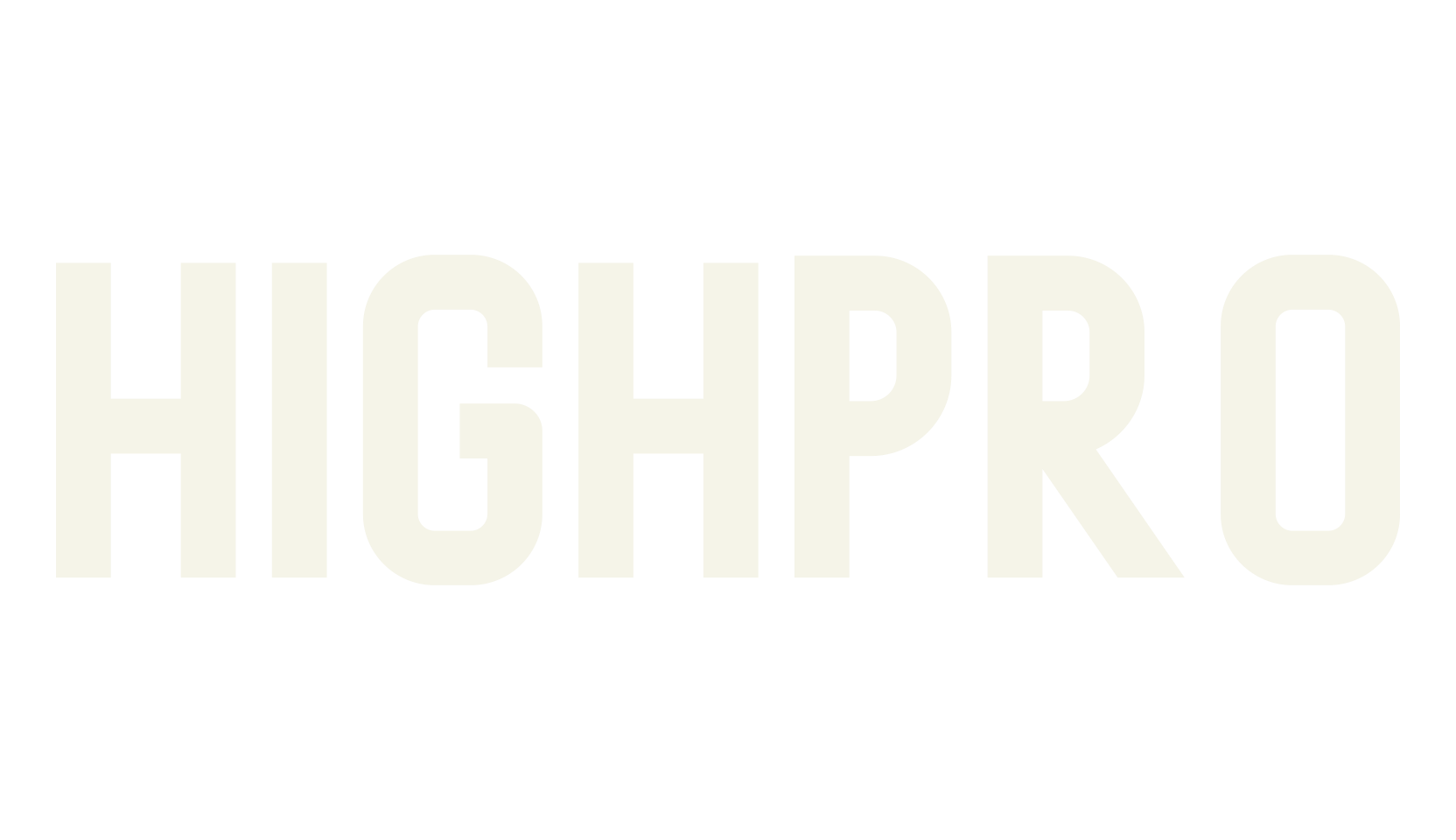 Highpro, sans serif font preview