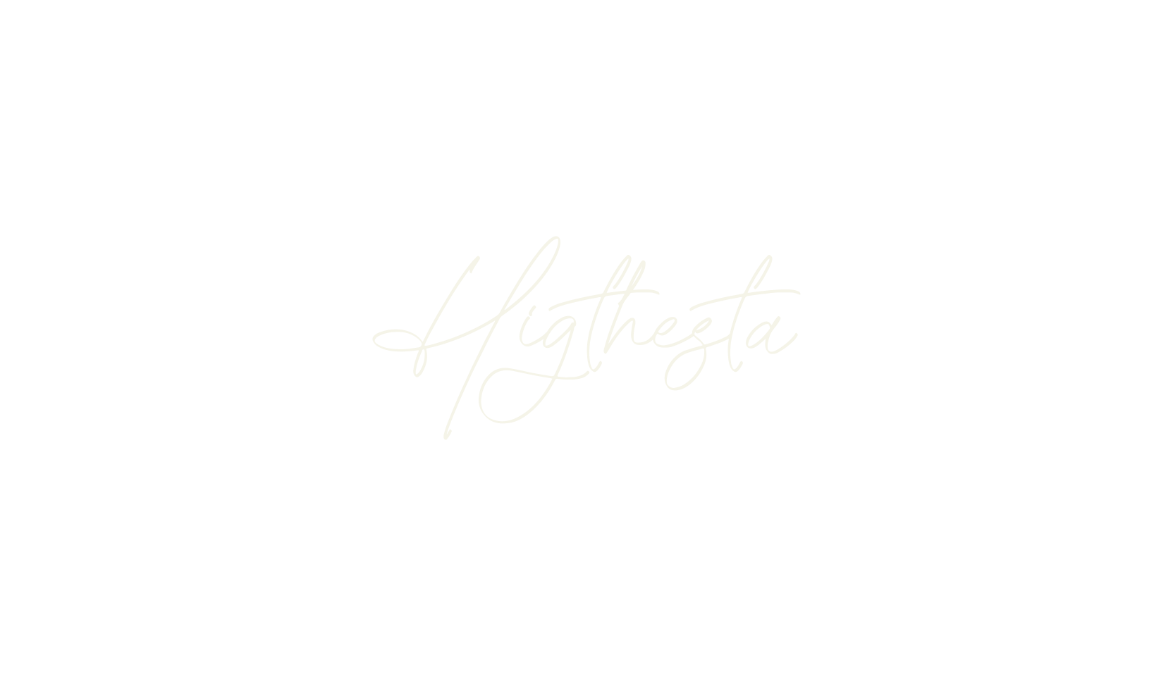 Higthesta, script font preview