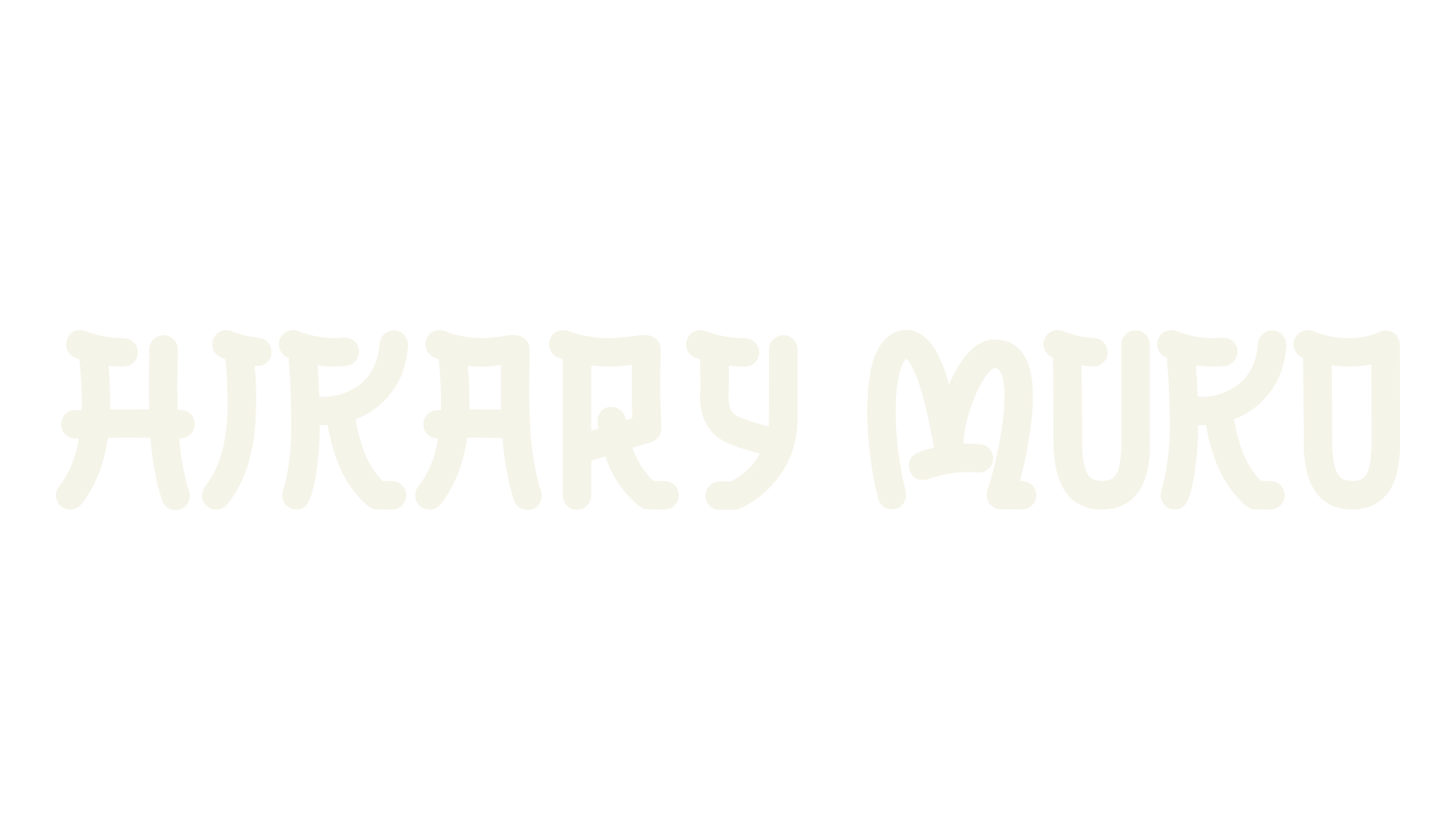 Hikary Muko, japanese font preview