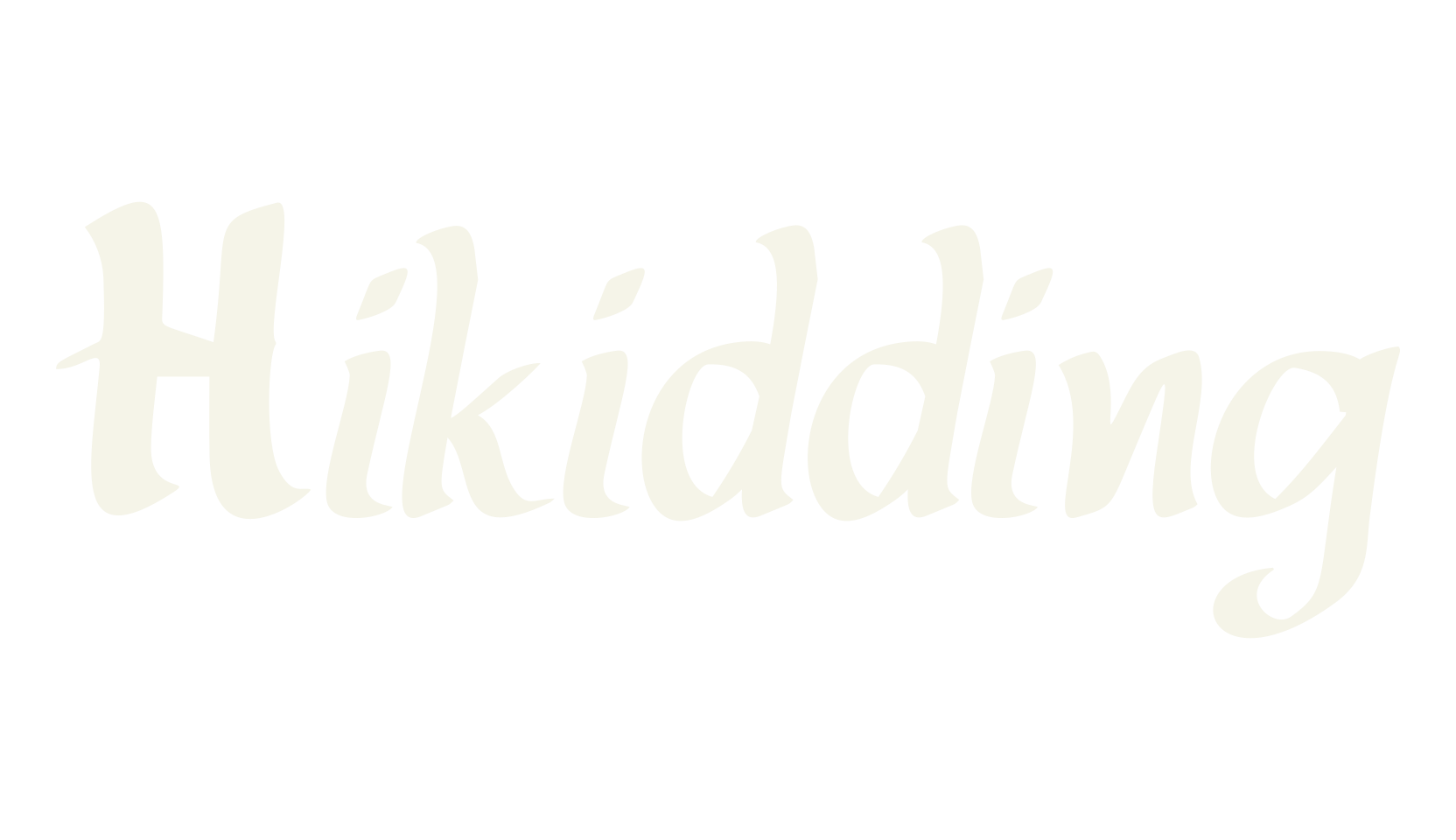 Hikidding, lettering font preview